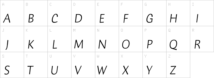 Uppercase characters