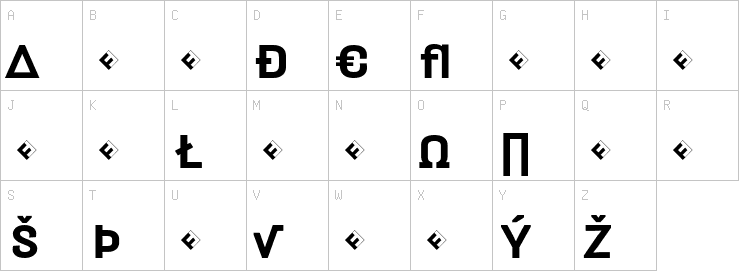 Uppercase characters