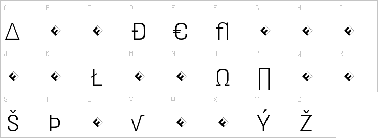 Uppercase characters