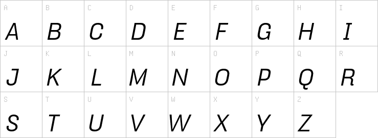 Uppercase characters