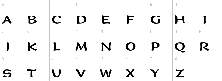 Uppercase characters