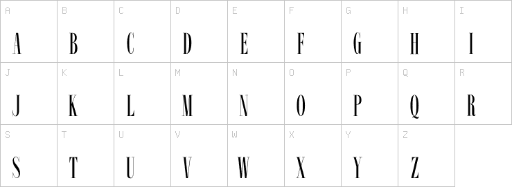 Uppercase characters