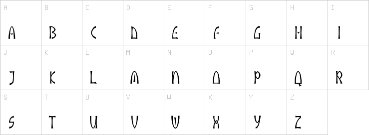 Uppercase characters