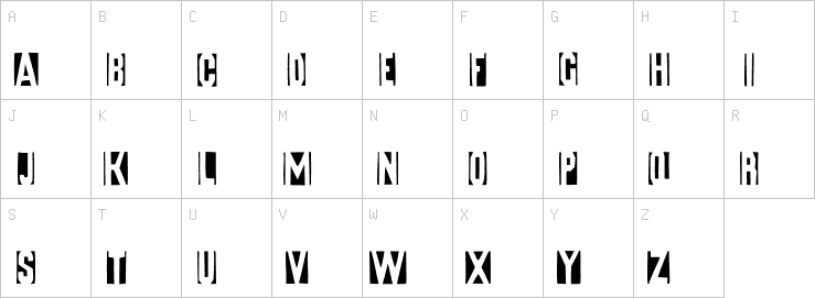 Uppercase characters