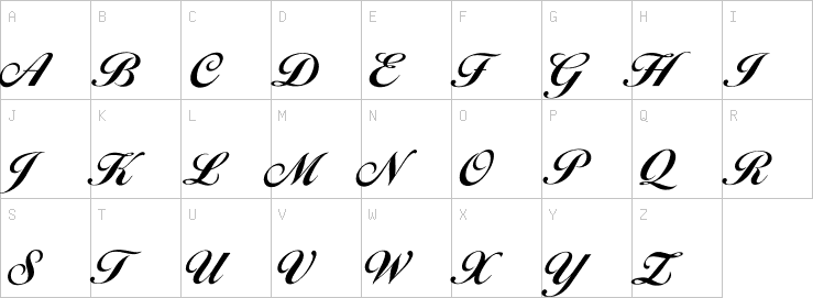 Uppercase characters