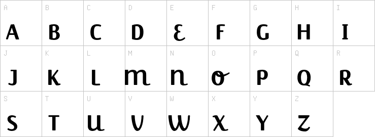 Uppercase characters