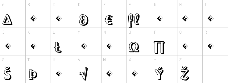 Uppercase characters