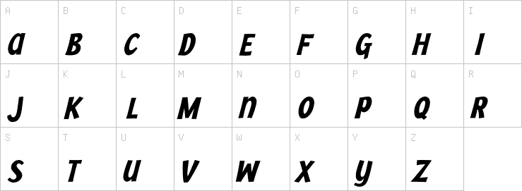 Uppercase characters