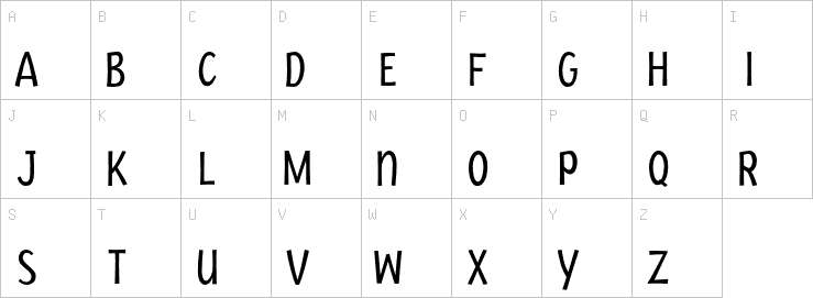 Uppercase characters