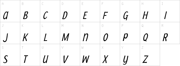 Uppercase characters