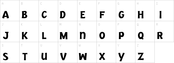Uppercase characters