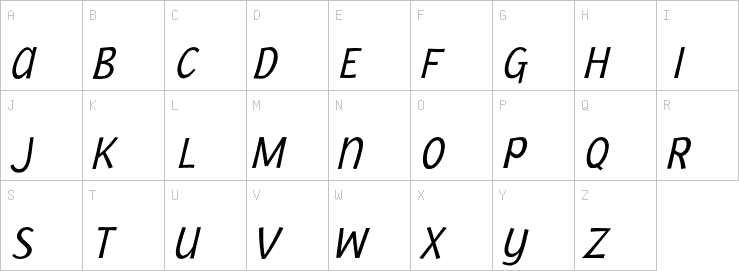 Uppercase characters