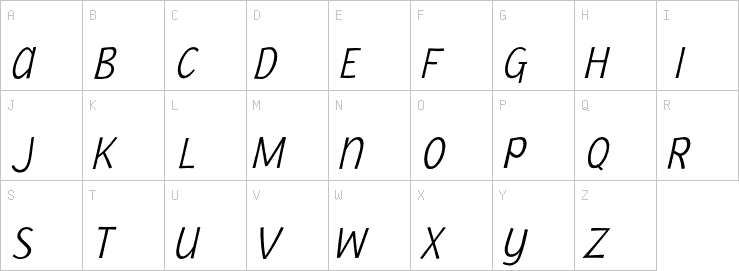 Uppercase characters
