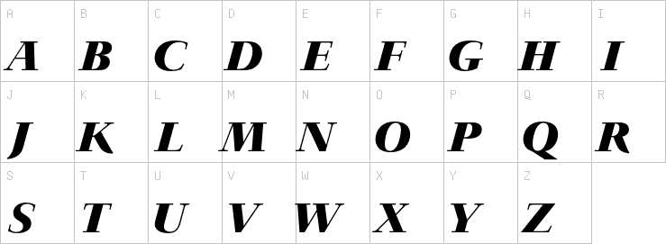 Uppercase characters