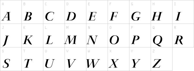 Uppercase characters