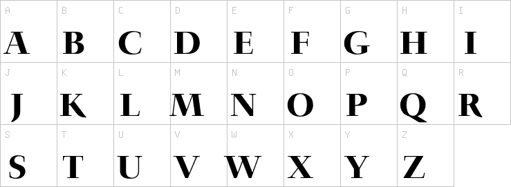 Uppercase characters