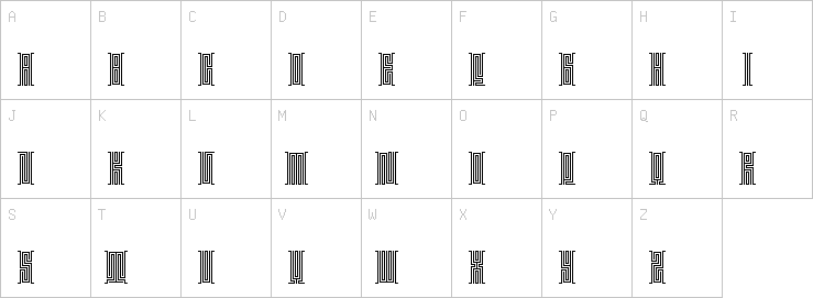 Uppercase characters