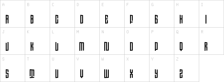 Uppercase characters