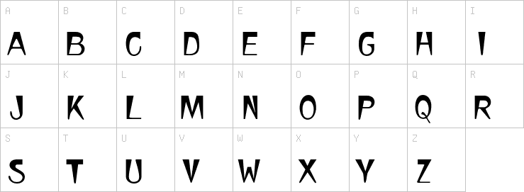 Uppercase characters