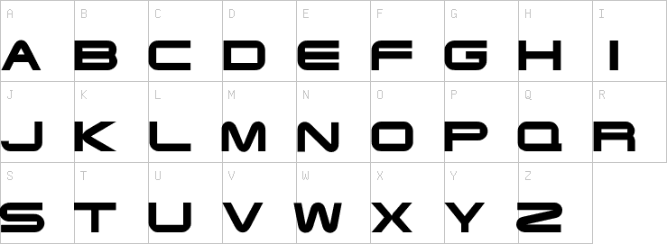 Uppercase characters