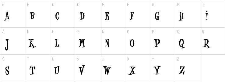 Uppercase characters