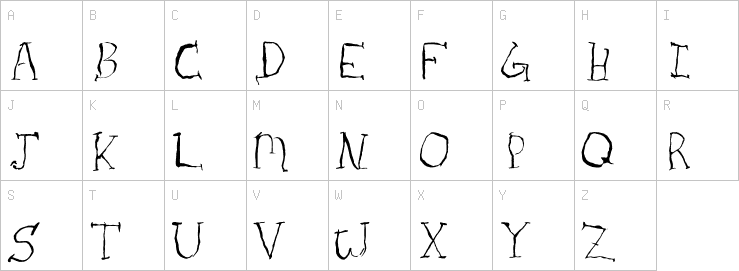 Uppercase characters