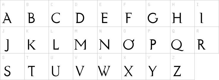Uppercase characters