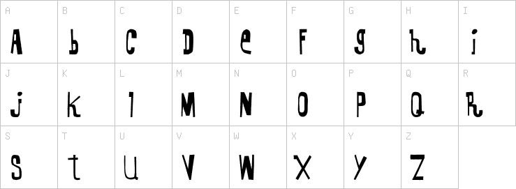 Uppercase characters