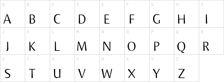 Uppercase characters