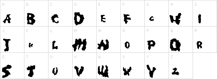 Uppercase characters