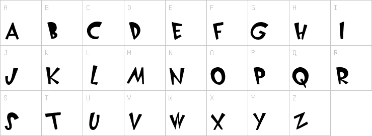 Uppercase characters