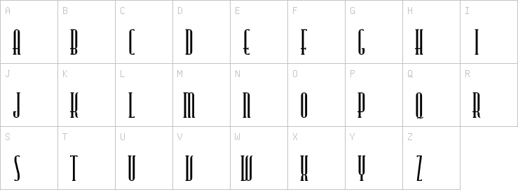 Uppercase characters