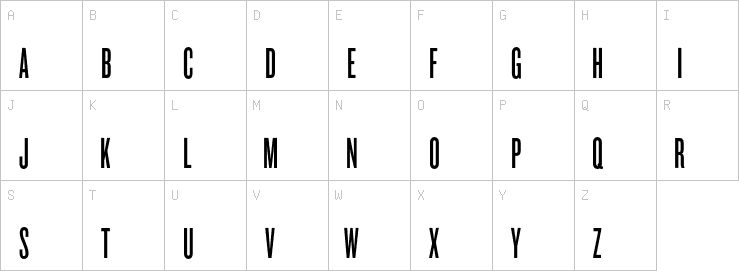 Uppercase characters