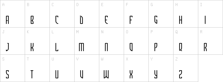 Uppercase characters