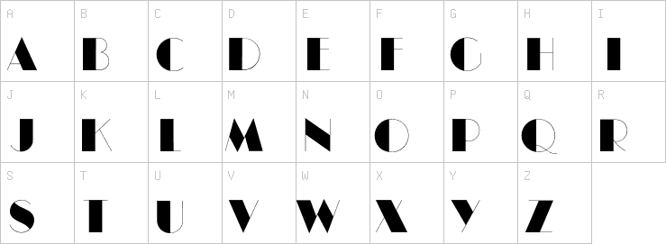 Uppercase characters