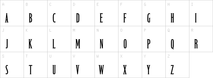 Uppercase characters
