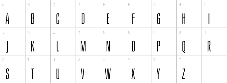 Uppercase characters