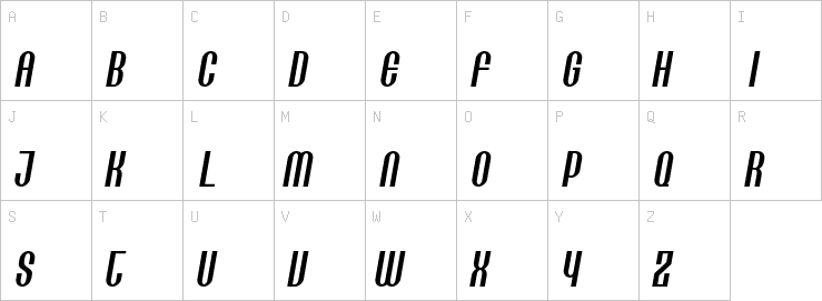 Uppercase characters