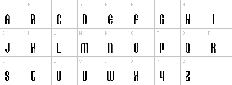 Uppercase characters