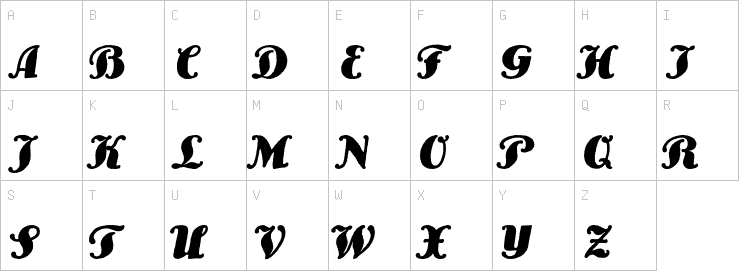 Uppercase characters