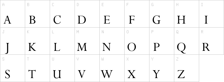 Uppercase characters