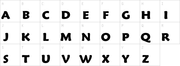 Uppercase characters