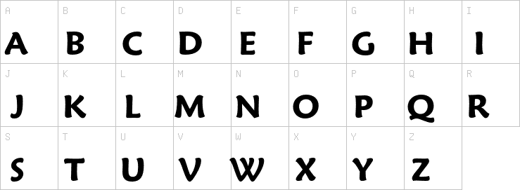 Uppercase characters