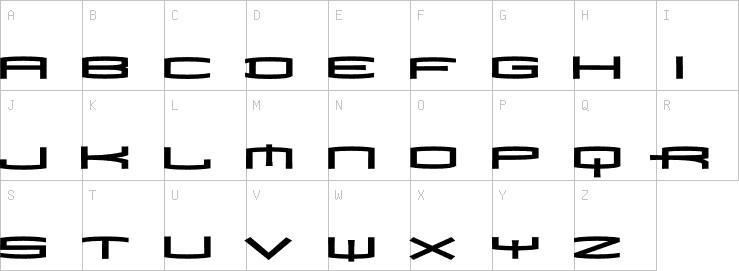 Uppercase characters