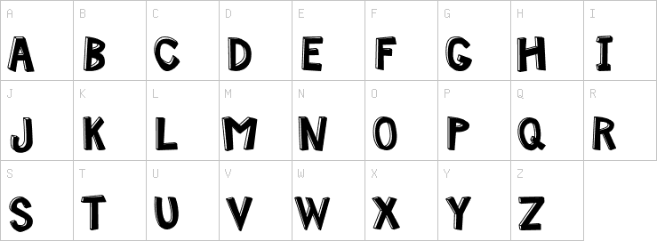 Uppercase characters