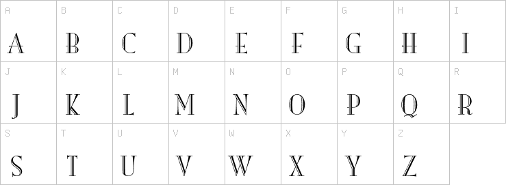 Uppercase characters