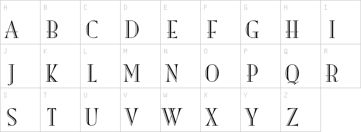 Uppercase characters