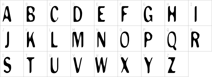 Uppercase characters