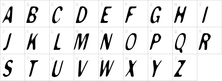 Uppercase characters