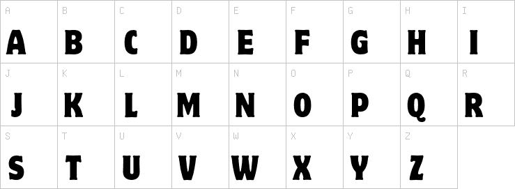 Uppercase characters